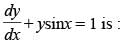 NCERT Exemplar: Differential Equations | Mathematics (Maths) for JEE Main & Advanced