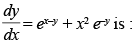 NCERT Exemplar: Differential Equations | Mathematics (Maths) for JEE Main & Advanced