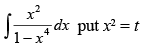 NCERT Exemplar: Integrals | Mathematics (Maths) for JEE Main & Advanced