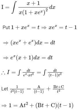 JEE Main Previous Year Questions (2025): Indefinite Integral | Chapter-wise Tests for JEE Main & Advanced
