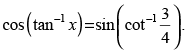 NCERT Exemplar: Inverse Trigonometric Functions | Mathematics (Maths) for JEE Main & Advanced