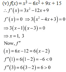 NCERT Solutions Class 12 Maths Chapter 6 - Application of Derivative