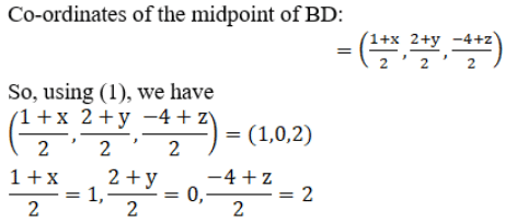 Exercise Miscellaneous - Introduction to Three Dimensional Geometry NCERT Solutions | Mathematics (Maths) Class 11 - Commerce