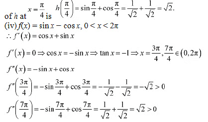 NCERT Solutions Class 12 Maths Chapter 6 - Application of Derivative