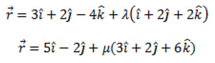 Important Questions: Three Dimensional Geometry | Mathematics (Maths) Class 12 - JEE