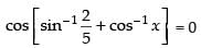 NCERT Exemplar: Inverse Trigonometric Functions | Mathematics (Maths) for JEE Main & Advanced