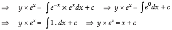 NCERT Exemplar: Differential Equations | Mathematics (Maths) for JEE Main & Advanced