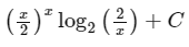 JEE Main Previous Year Questions (2025): Indefinite Integral | Chapter-wise Tests for JEE Main & Advanced