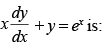 NCERT Exemplar: Differential Equations | Mathematics (Maths) for JEE Main & Advanced