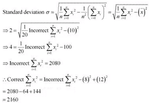 Exercise Miscellaneous - Statistics NCERT Solutions | Mathematics (Maths) Class 11 - Commerce