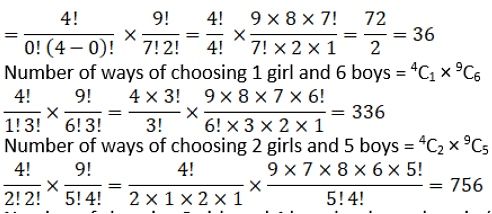 NCERT Solutions: Exercise Miscellaneous - Permutations and Combinations
