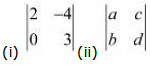 NCERT Solutions Class 12 Maths Chapter 4 - Determinants