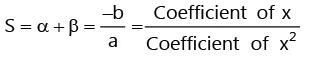 Revision Notes: Quadratic Equations | Mathematics (Maths) for JEE Main & Advanced