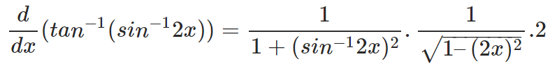 Derivatives of Inverse Trigonometric Functions | Mathematics for NDA