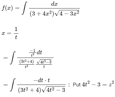 JEE Main Previous Year Questions (2025): Indefinite Integral | Chapter-wise Tests for JEE Main & Advanced