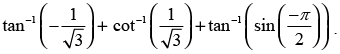 NCERT Exemplar: Inverse Trigonometric Functions | Mathematics (Maths) for JEE Main & Advanced
