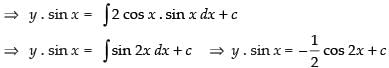NCERT Exemplar: Differential Equations | Mathematics (Maths) for JEE Main & Advanced