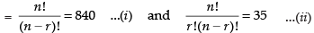NCERT Exemplar: Permutations and Combinations- 2 | Mathematics (Maths) Class 11 - Commerce