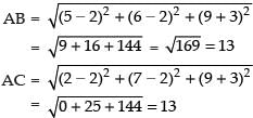 NCERT Exemplar: Introduction to Three Dimensional Geometry | Mathematics (Maths) Class 11 - Commerce