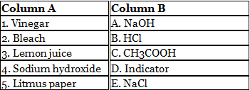 Acids, Bases and Salts Class 7 Worksheet Science Chapter 2