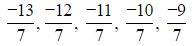 Class 7 Maths Chapter 1 Question Answers - Rational Numbers