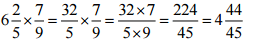 NCERT Solutions for Class 7 Maths - Fractions and Decimals (Exercise 2.1)