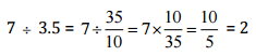 NCERT Solutions for Class 7 Maths - Fractions and Decimals (Exercise 2.1)