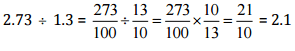 NCERT Solutions for Class 7 Maths - Fractions and Decimals (Exercise 2.1)