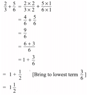 Fractions NCERT Solutions | Mathematics for Class 6