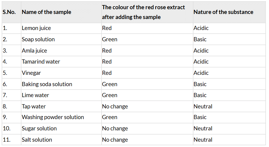 Class 7 Science Chapter 2 NCERT Based Activity - Exploring Substances: Acidic, Basic and Neutral