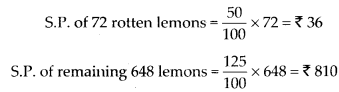 NCERT Exemplar Solutions: Comparing Quantities | Mathematics (Maths) Class 7 (Old NCERT)