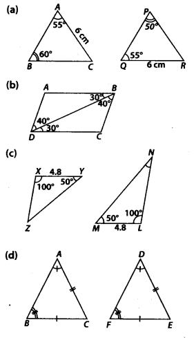 NCERT Exemplar Solutions: Triangles | Mathematics (Maths) Class 7 (Old NCERT)