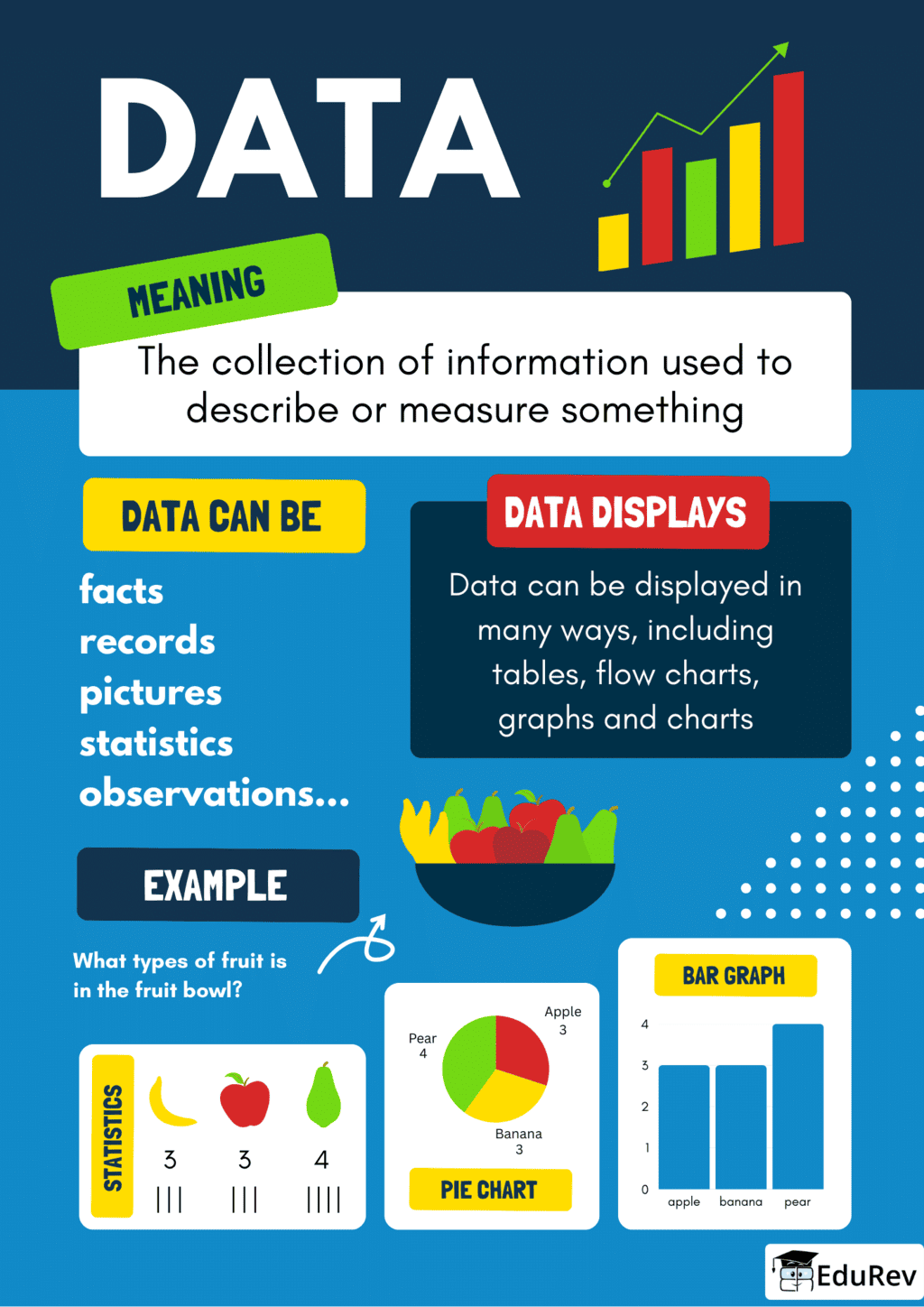 Learning Poster: Data Handling and Presentation | Mathematics for Class 6