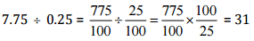 NCERT Solutions for Class 7 Maths - Fractions and Decimals (Exercise 2.1)