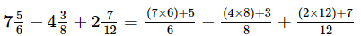 Fractions (Exercise 2.1) RD Sharma Solutions | Mathematics (Maths) Class 7 (Old NCERT)
