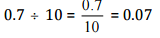 NCERT Solutions for Class 7 Maths - Fractions and Decimals (Exercise 2.1)