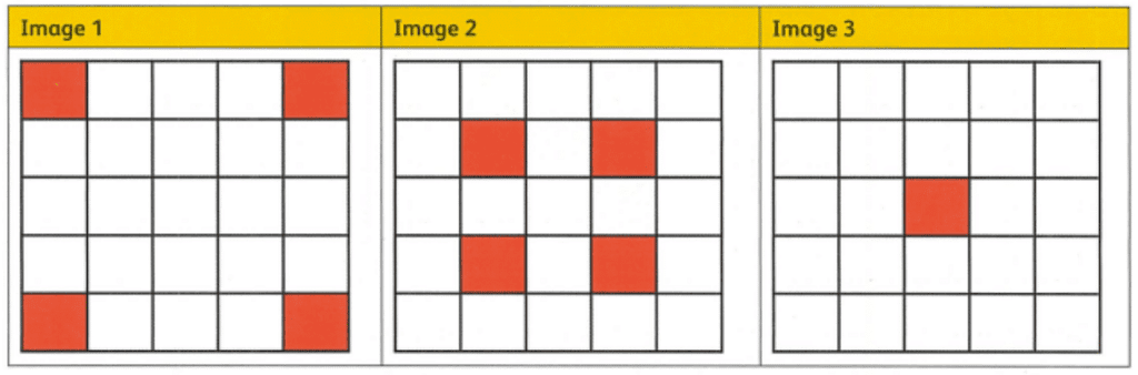 Textbook Solution: Sequencing and pattern recognition: Getting the message Across | IGCSE Cambridge Computing for Year 7 - Class 7