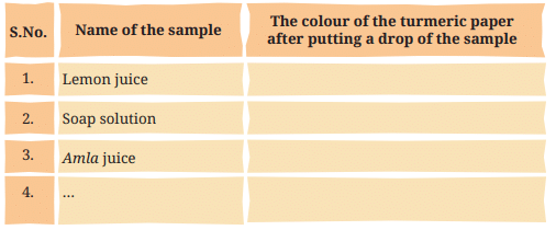 Class 7 Science Chapter 2 NCERT Based Activity - Exploring Substances: Acidic, Basic and Neutral