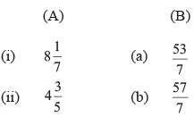 Worksheet Solutions: Fractions - 2 | Worksheets with Solutions for Class 6