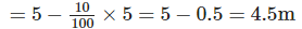NCERT Exemplar Solutions: Comparing Quantities | Mathematics (Maths) Class 7 (Old NCERT)