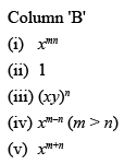 Exponents and Powers Class 7 Worksheet Maths Chapter 10