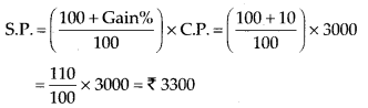 NCERT Exemplar Solutions: Comparing Quantities | Mathematics (Maths) Class 7 (Old NCERT)