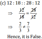 NCERT Solutions for Class 6 Maths - Ratio and Proportion