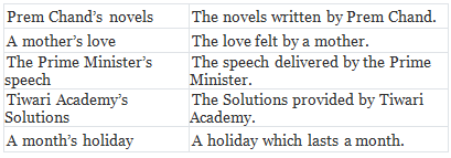 The Noun: Case | English Grammar for Class 6