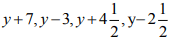 NCERT Solutions for Class 6 Maths - Algebra (Exercise 11.4 and 11.5)