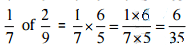 NCERT Solutions for Class 7 Maths - Fractions and Decimals (Exercise 2.1)
