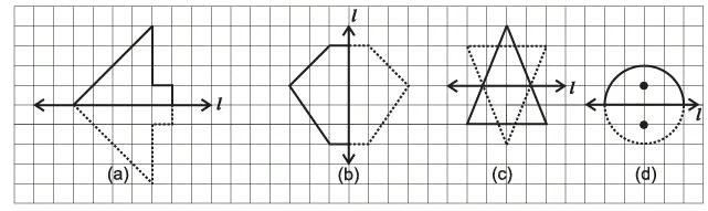 Worksheet Solutions: Symmetry - 2 | Worksheets with Solutions for Class 6