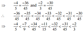 NCERT Solutions for Class 7 Maths - Rational Numbers