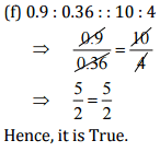 NCERT Solutions for Class 6 Maths - Ratio and Proportion