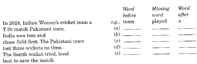 Class 10 English: CBSE Sample Question Paper- (2019-20) - 4 | English Class 10